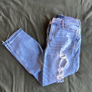 Hollister Boyfriend High Rise Distressed Jean